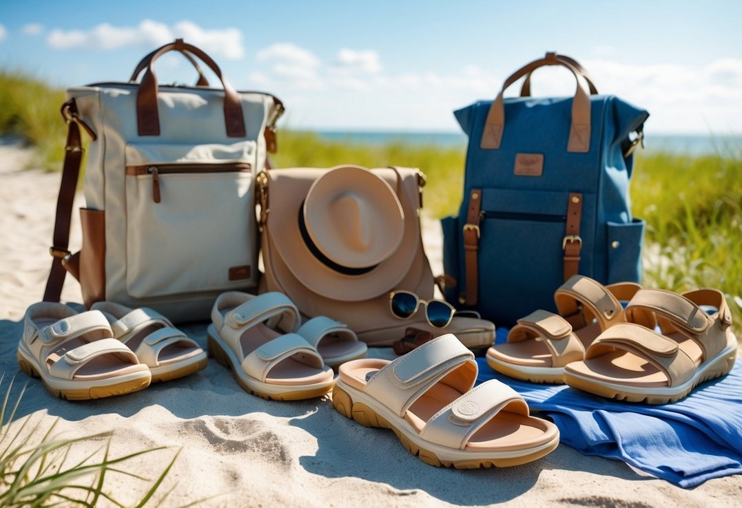 Praktiske tasker og komfortable sandaler til sommerens eventyr Praktiske tasker og komfortable sandaler til sommerens eventyr